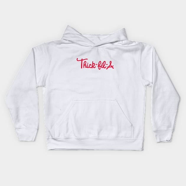 Thick-Fil-A Kids Hoodie by Capricorn Jones